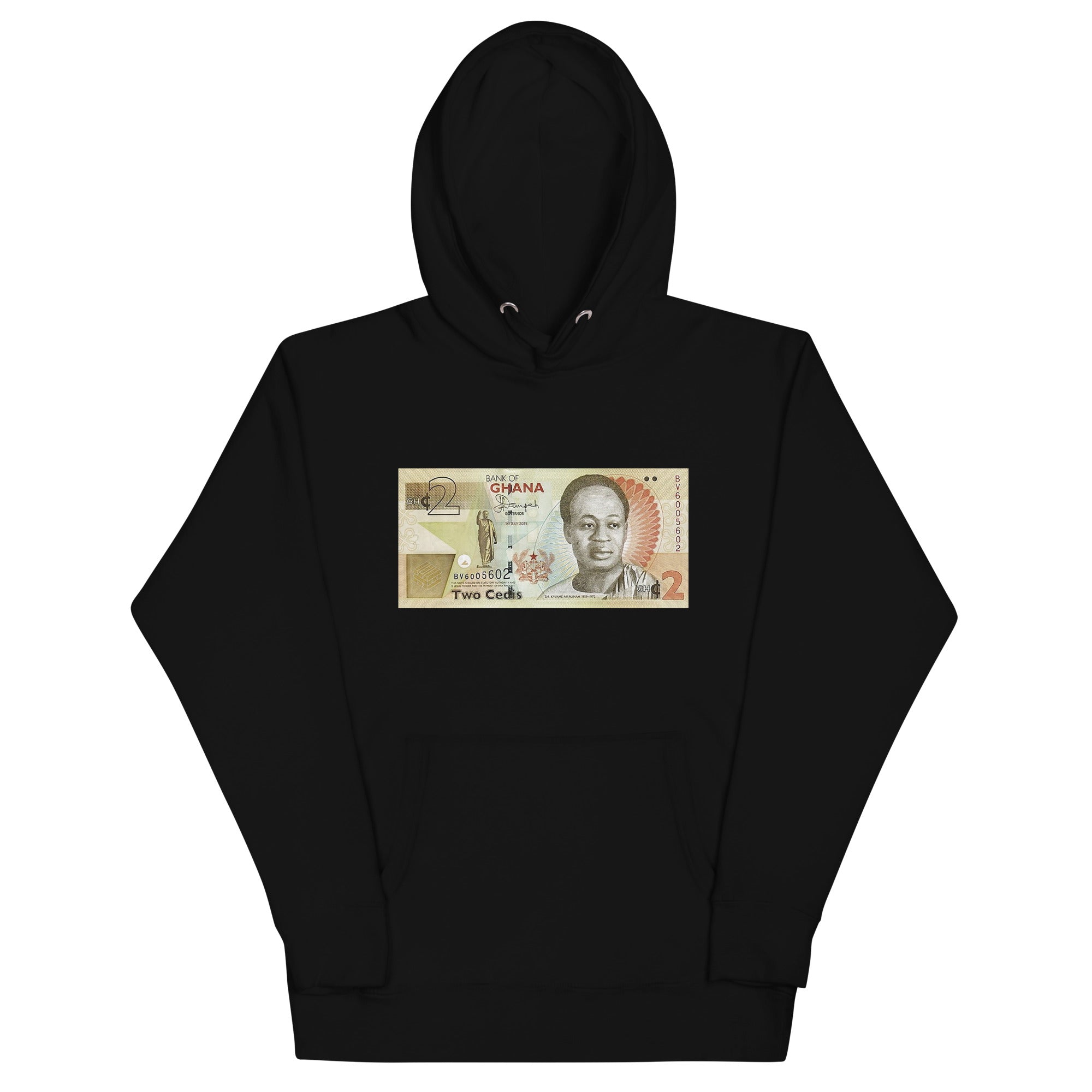 Kwame Nkrumah 2 Cedis Ghanaian Banknote Hoodie