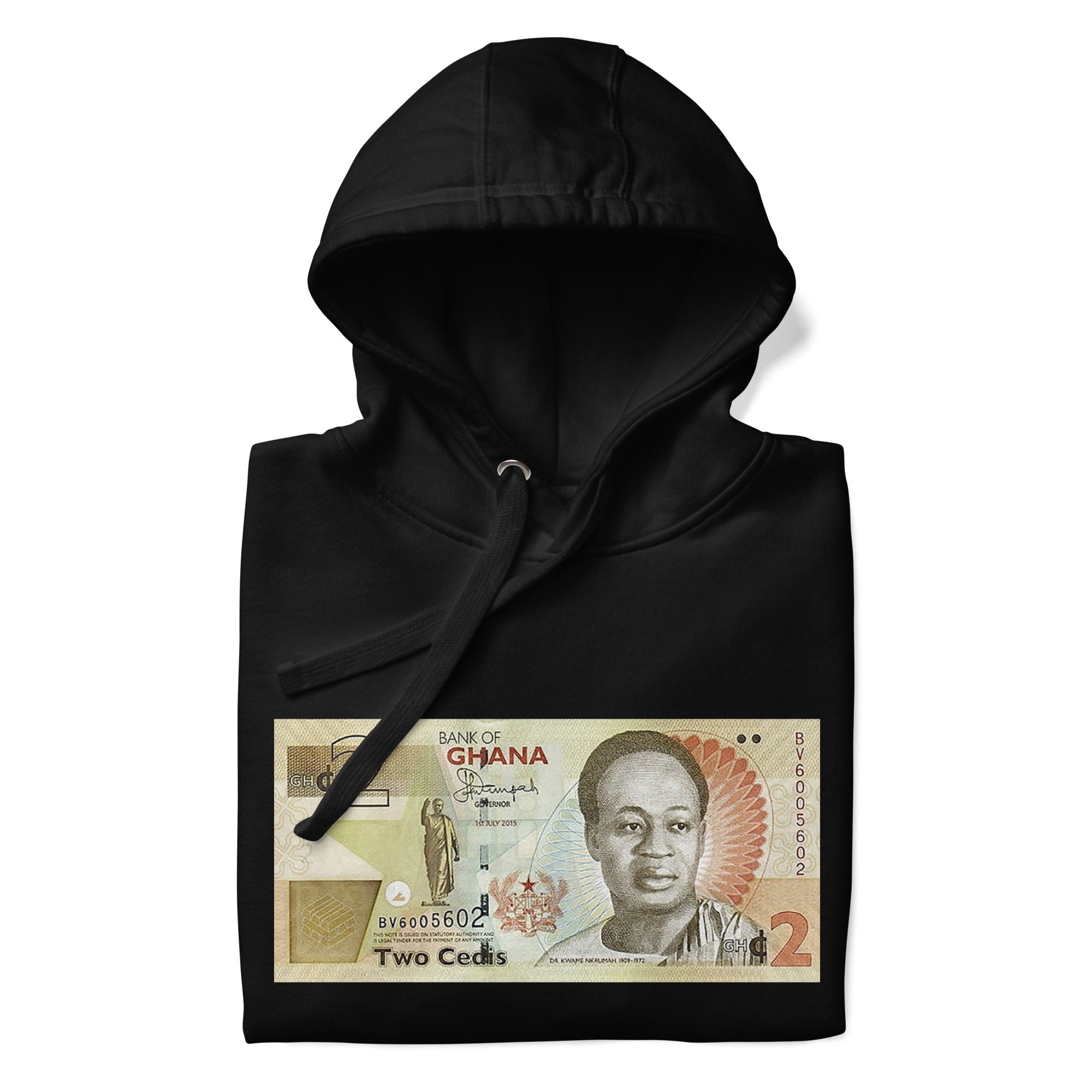 Kwame Nkrumah 2 Cedis Ghanaian Banknote Hoodie