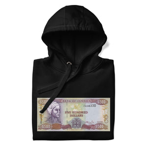 Nanny of the Maroons $500 Jamaican Bill Hoodie