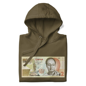 Kwame Nkrumah 2 Cedis Ghanaian Banknote Hoodie