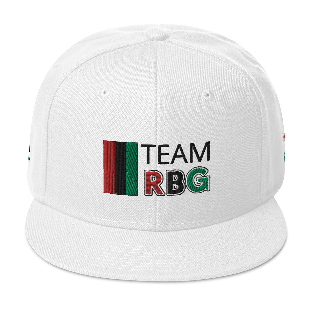 Team RBG White Snapback Hat