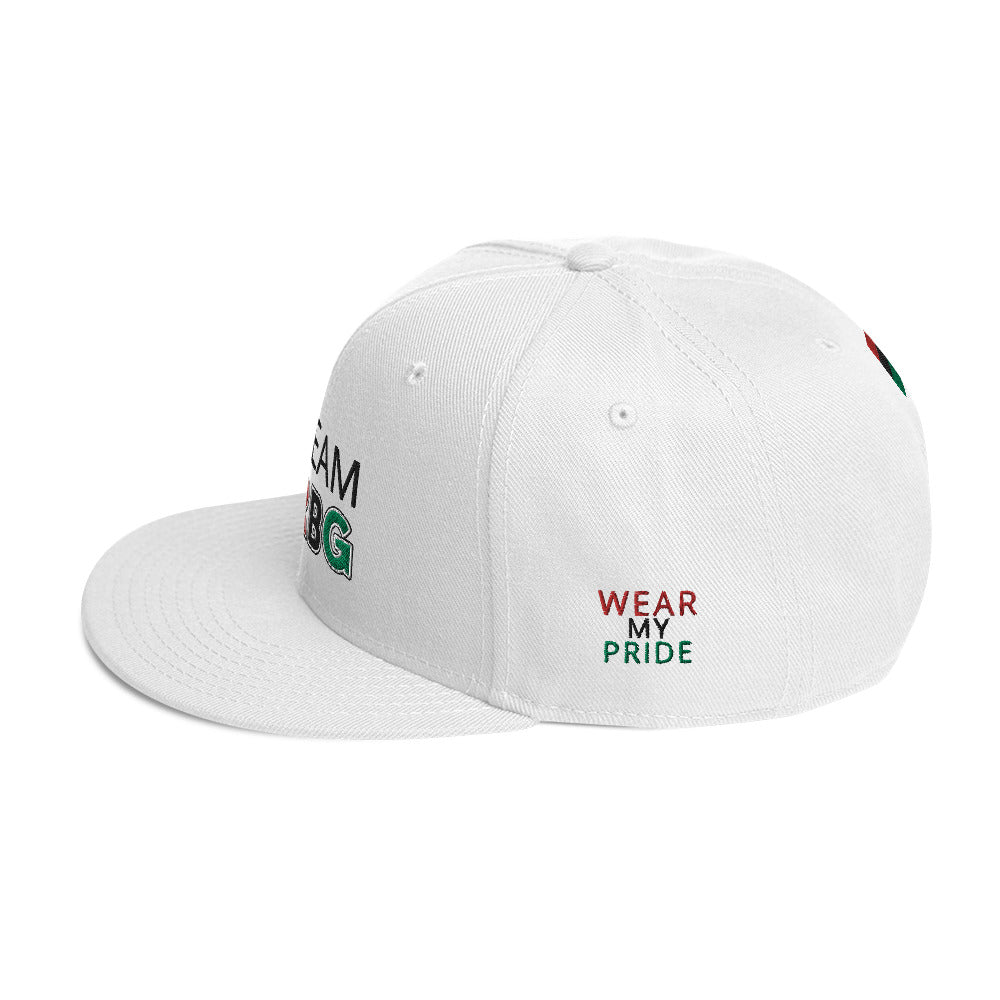 Team RBG White Snapback Hat