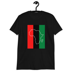 Afrika Over RBG Flag Unisex T-Shirt