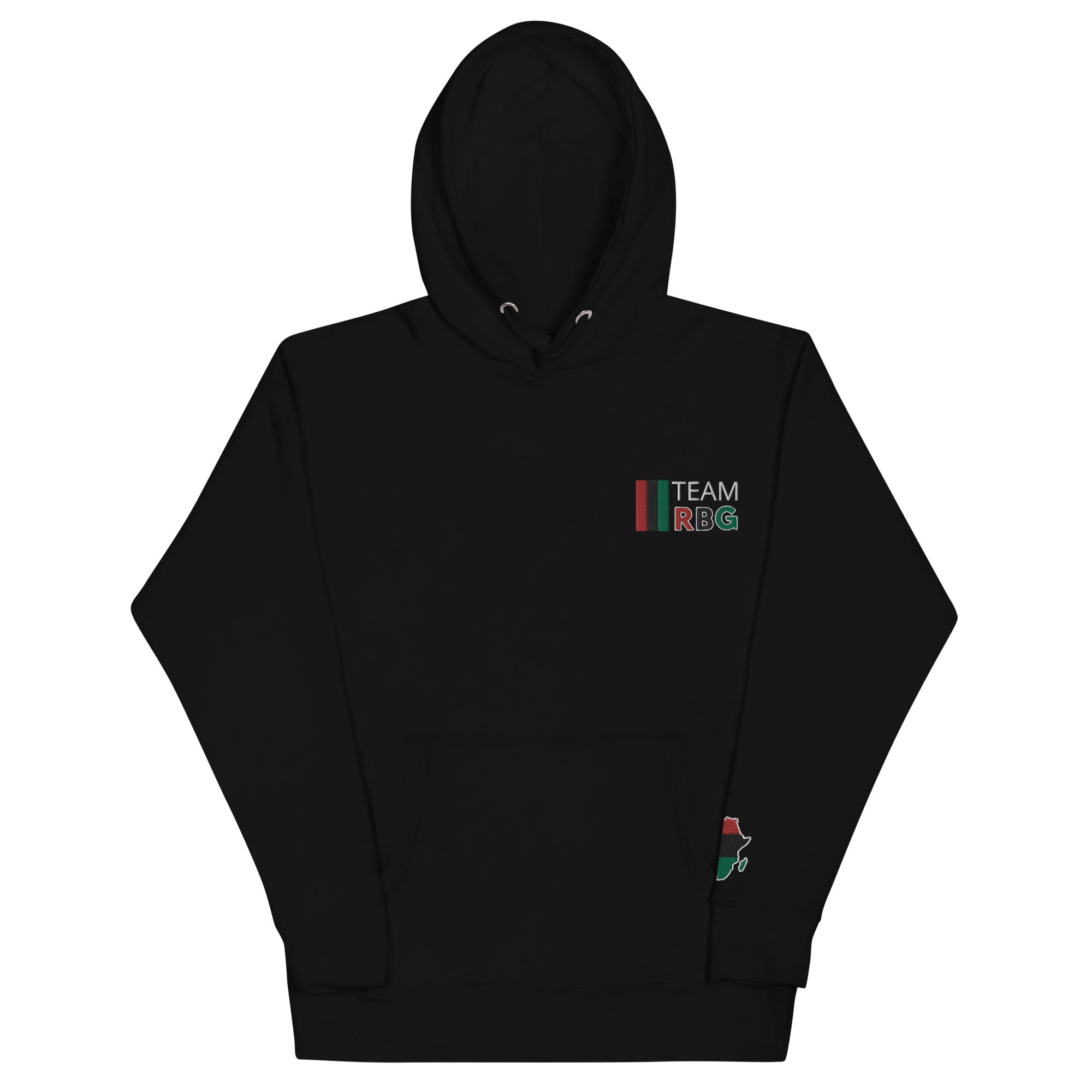 Team RBG (Embroidered) Black Unisex Hoodie