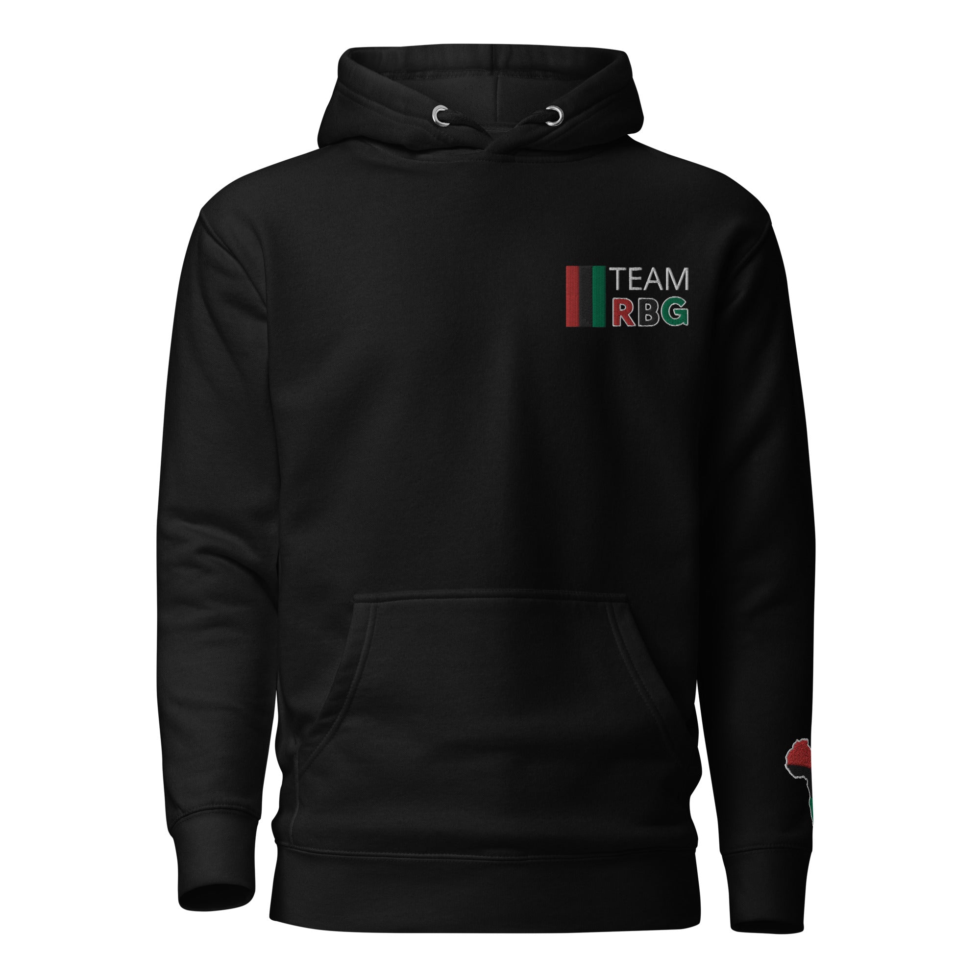 Team RBG (Embroidered) Black Unisex Hoodie